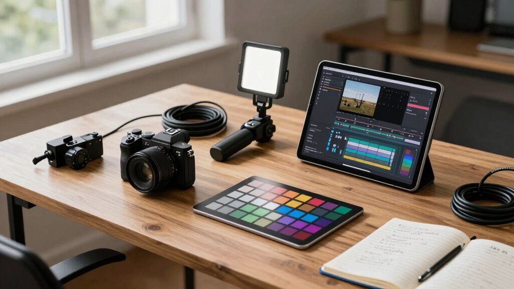 portable professional video setup