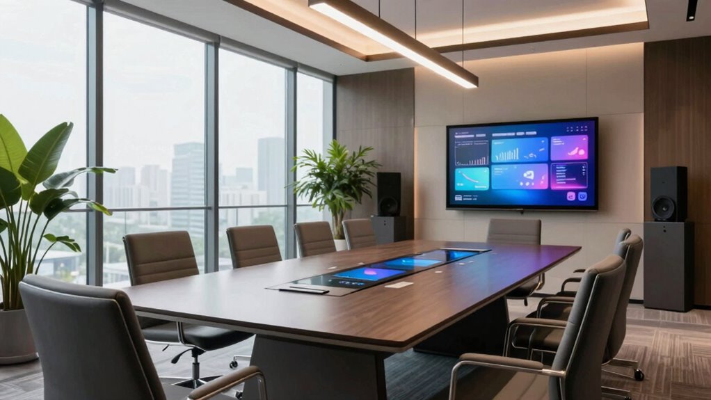 upgraded hybrid meeting space