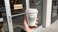 Twenty Below Coffee Co. announces it is closing