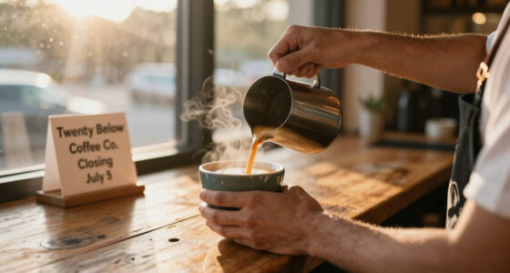 Twenty Below Coffee Co. closing July 5
